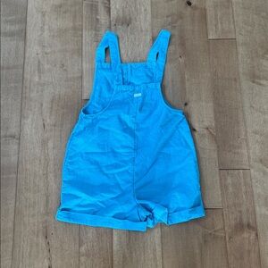 O'Neill Bright Turquoise Blue Kids Short Overalls
